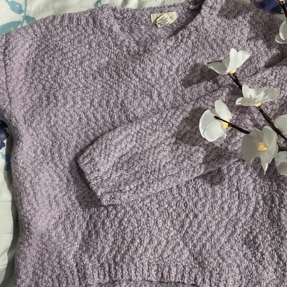 lola Sweaters - Yes Lola Lavender Cozy Sweater